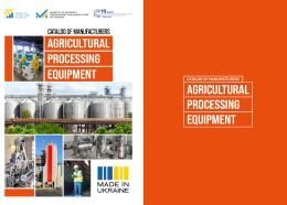 Agricultural Processing Equipment Catalog